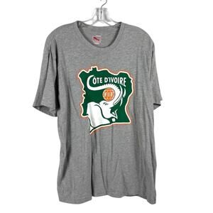 Cote D'Ivoire Ivory Coast XL FIF Adidas T-Shirt Soccer Football